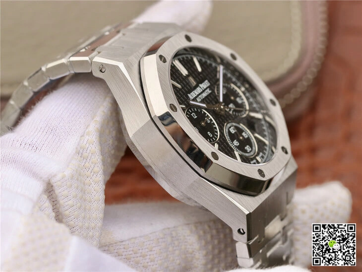 Audemars Piguet Royal Oak Chronograph 26320ST.OO.1220ST.01 OM Factory 1:1 Best Edition Replica Watch Black Dial
